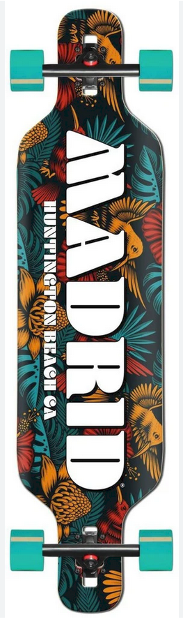 Madrid Tropics Top Mount Longboard Complete