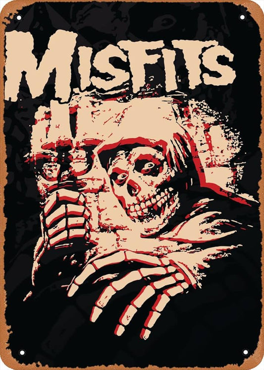 Misfits metal decorative sign