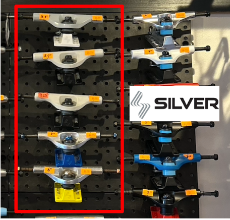 Silver M Class Trucks - Multiple Sizes/Colors