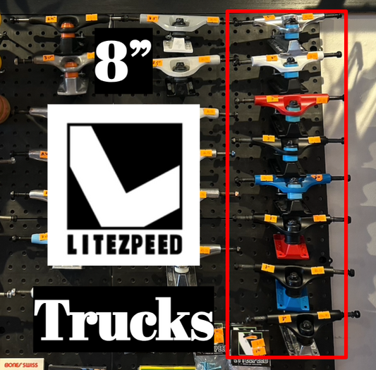 Litezpeed 8" Skate Trucks - Various Colors