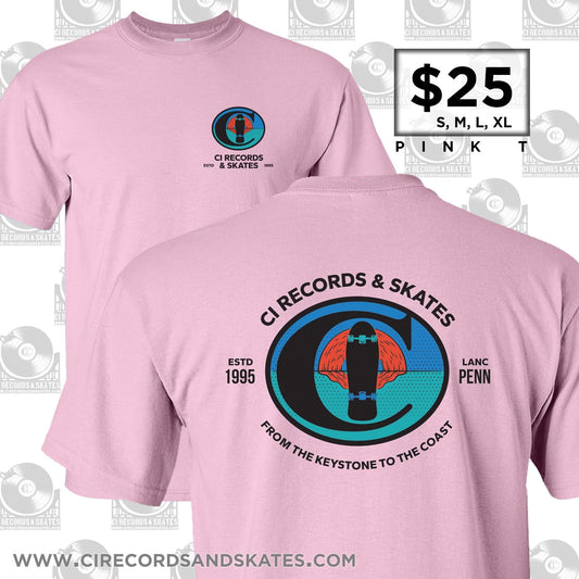 CI Pink Skate Wave Tee