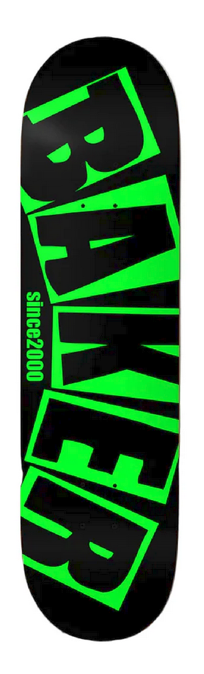 Baker Arched Green Slime Logo 8.475” deck