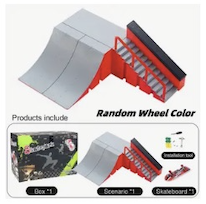 Skatepark Finger Skateboard Professional Ramp (SET B)