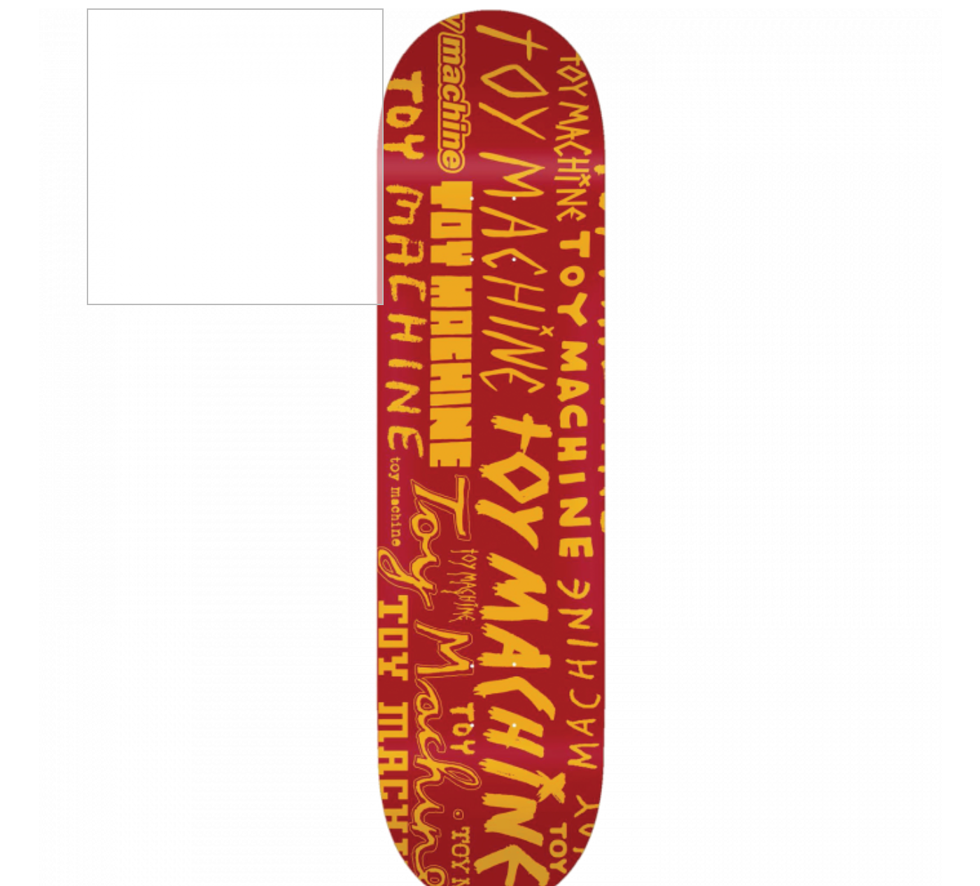 Toy Machine Word Marks 8.0" Deck