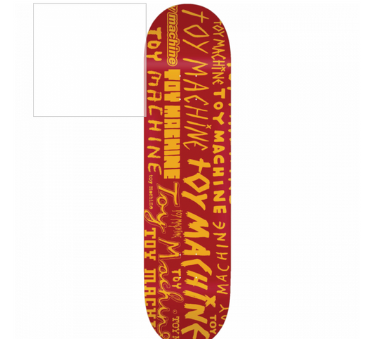 Toy Machine Word Marks 8.0" Deck