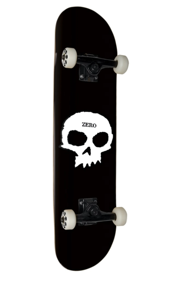 Zero Team Single Skull Complete Skateboard 8.0"