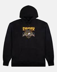 Thrasher x Anti Hero hoodie Medium