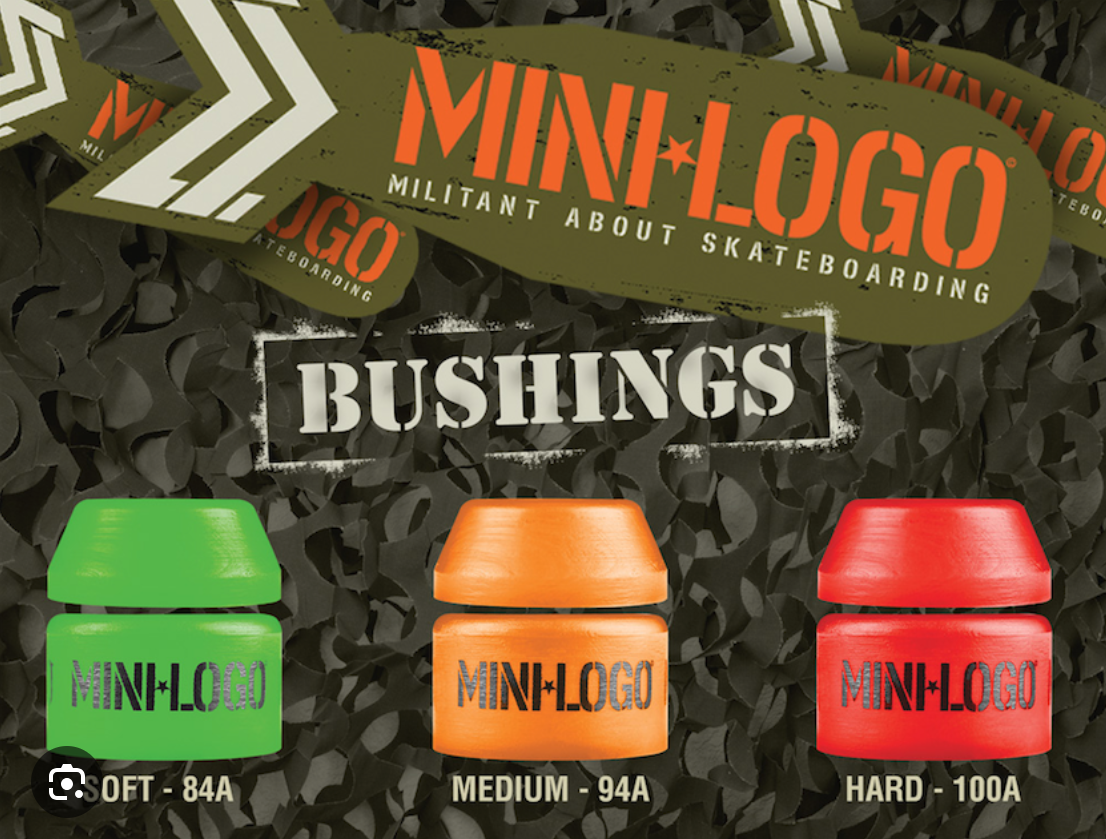 Mini Logo Bushings (1 Top, 1 Bottom)