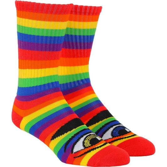 Toy Machine Sect Eye Socks Rainbow
