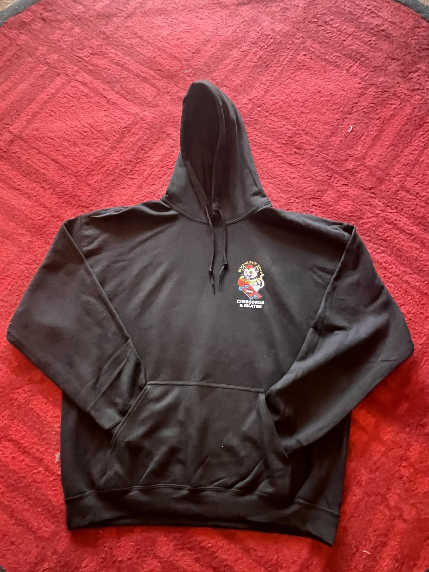 CI Skate Cat Hoodie Black