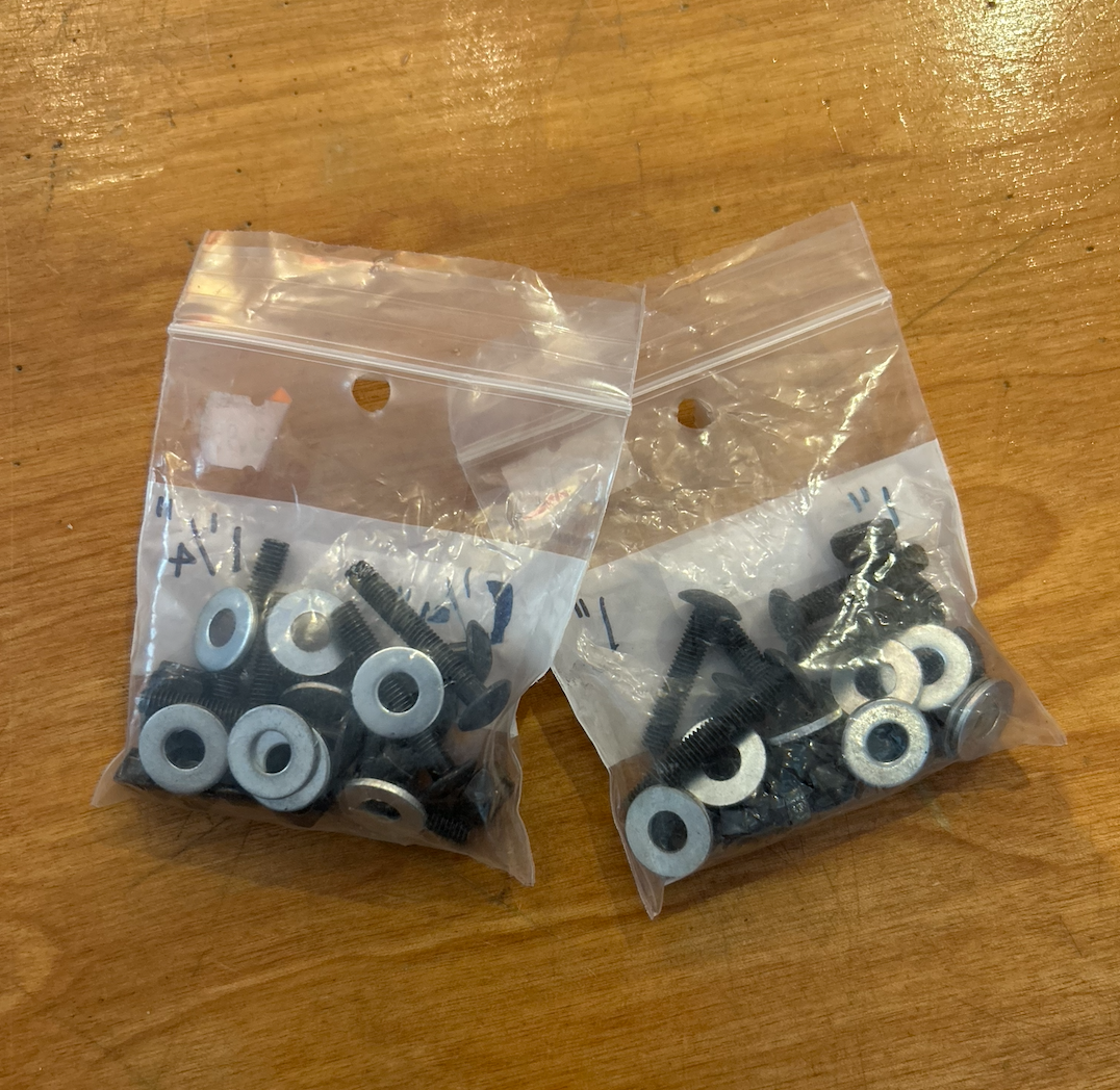 Panhead Hardware w/ Washers for Drop Through Longboards - Multiple Sizes Available