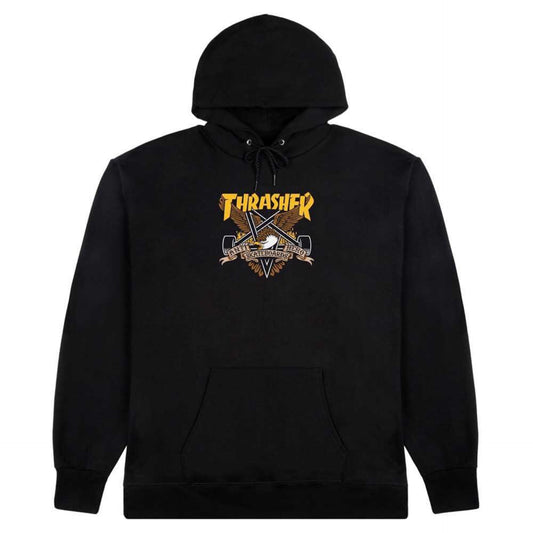 Thrasher Magazine Unisex Adult Skateboarding Black Medium Hoodie