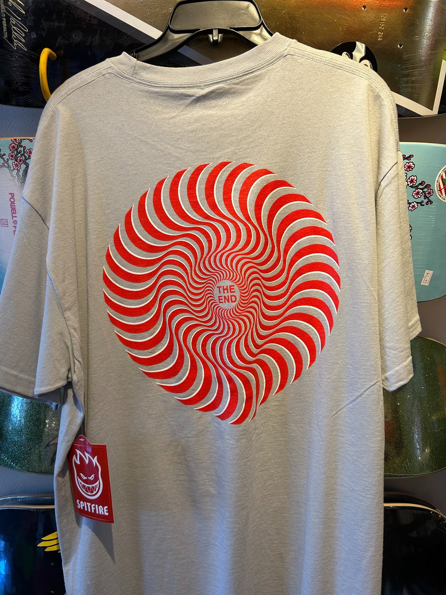 Spitfire "The End" Light Grey Tee-Shirt