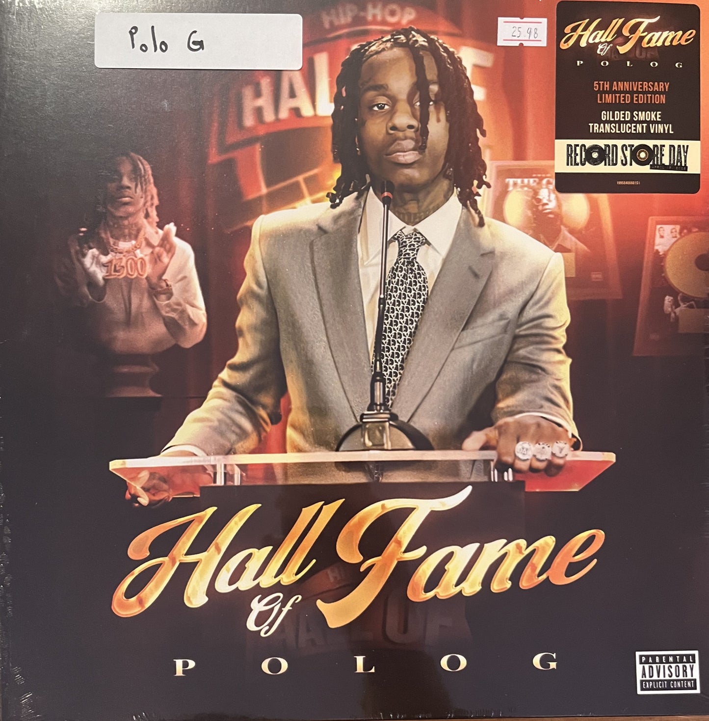 Polo G- Hall of Fame [5th anniversary limited edition] [gilded smoke translucent vinyl]