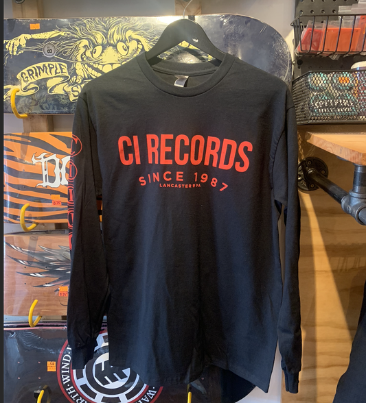 CI Records Original 1987 Long Sleeve - Black