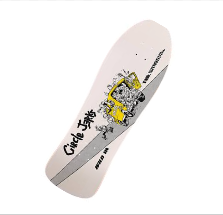 Baker Tyson Peterson Circle Jerks Wild Shaped Deck 10"