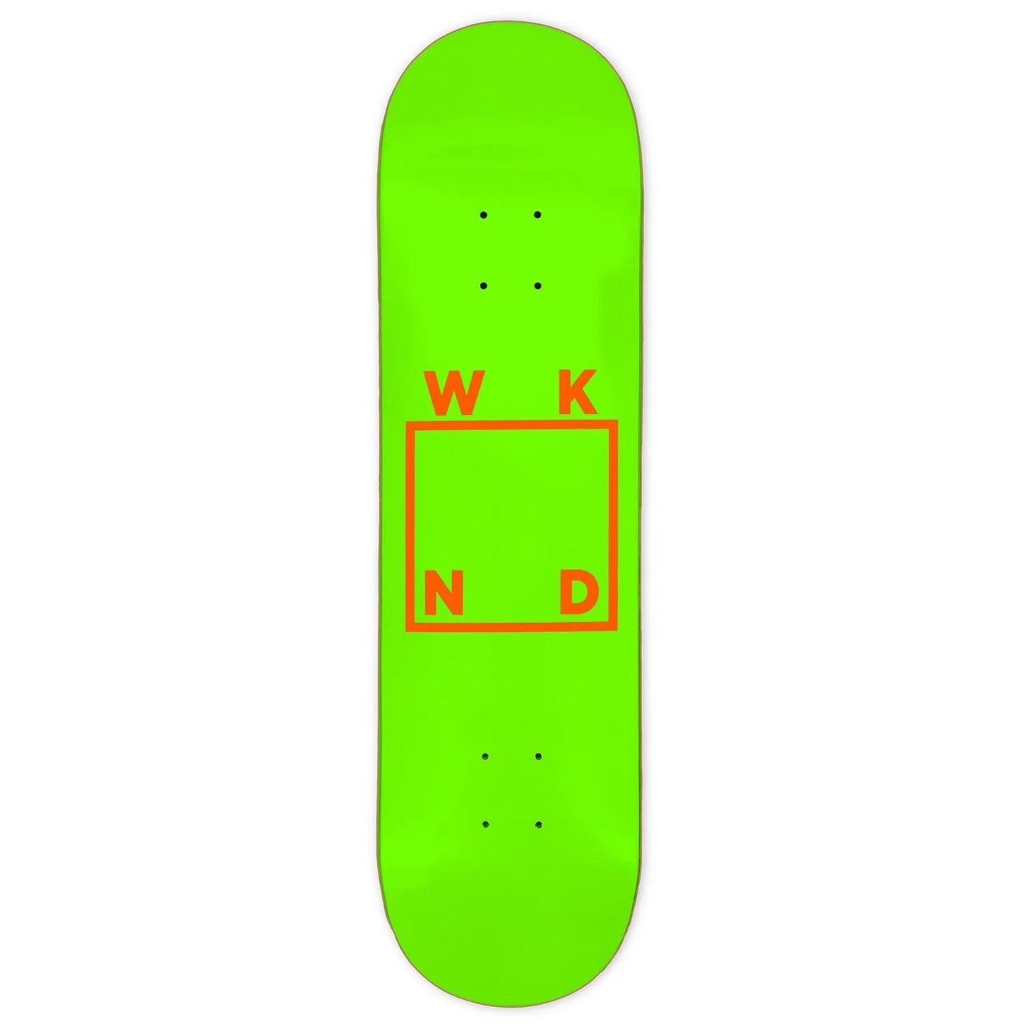 WKND Team Logo Green/Orange 8.00" Deck