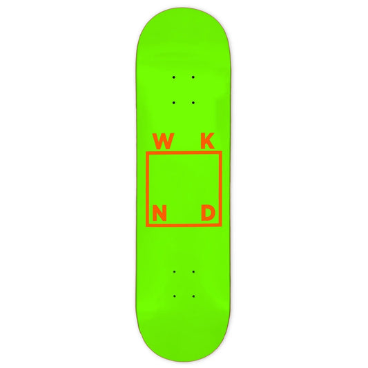 WKND Team Logo Green/Orange 8.00" Deck