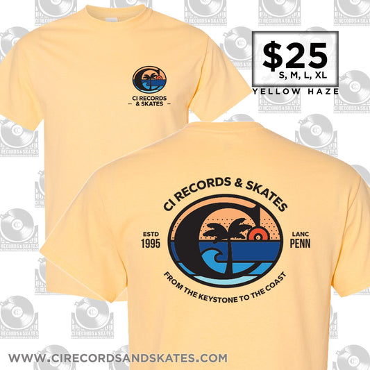 CI Yellow Palm Tree Tee