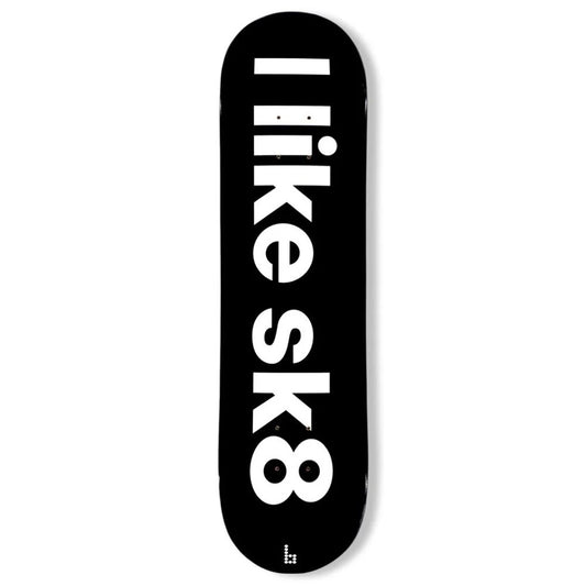 Braille Team I Like Skate Bamboo Deck 8.0"