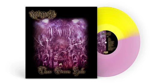 Balmora - These Graven Halls (Half Clear Purple, Half Yellow) Vinyl LP