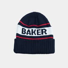 Baker stripe beanie navy/white/red