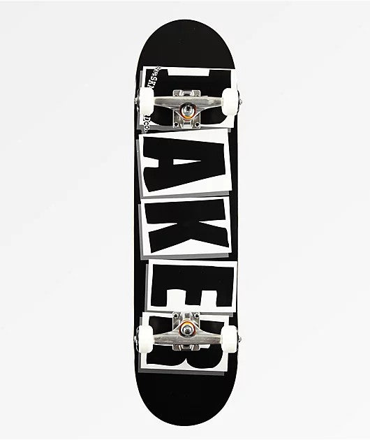 Baker Brand Logo Complete Black/White 8.25" Skateboard