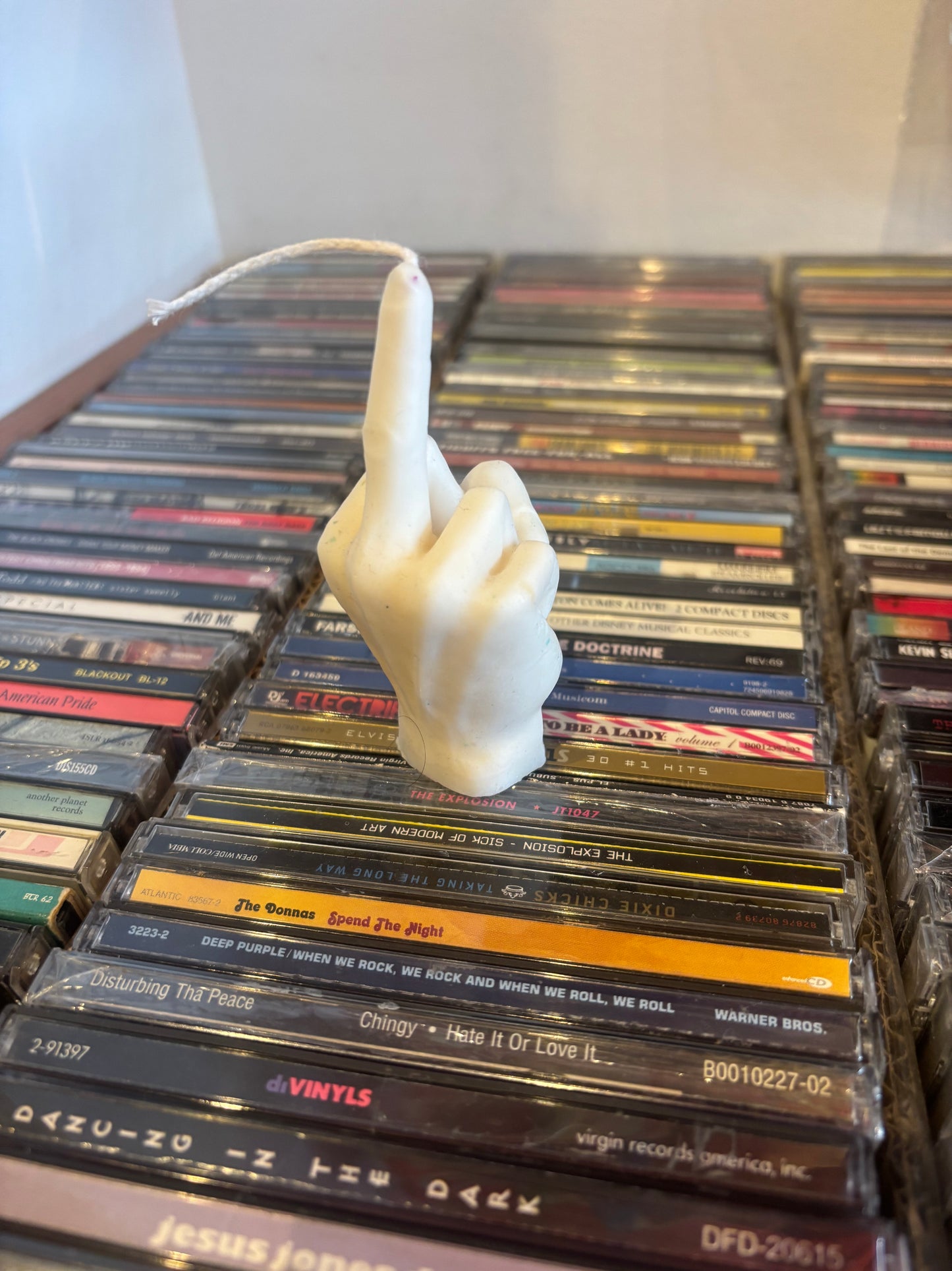 Middle Finger Candle