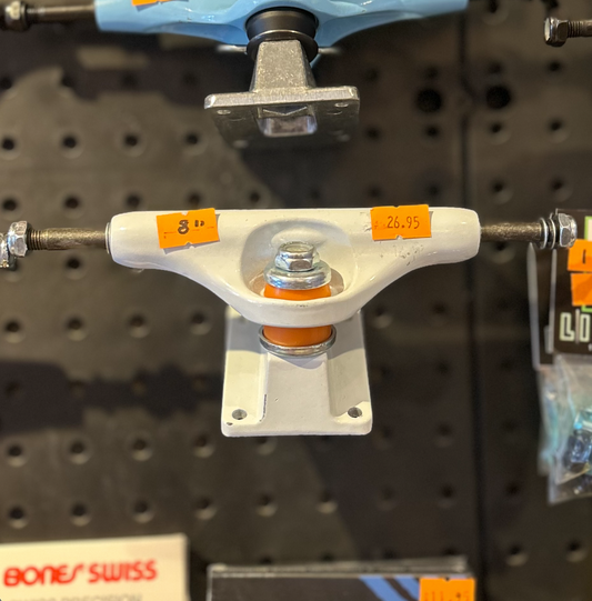White Polished Trucks 8"