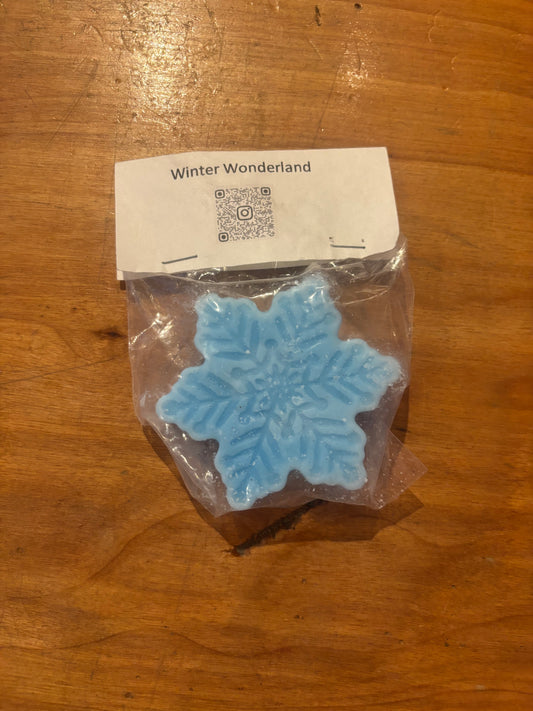 Snowflake curb wax